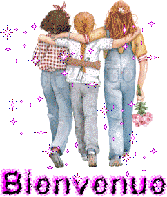 Gif animé bienvenue filles